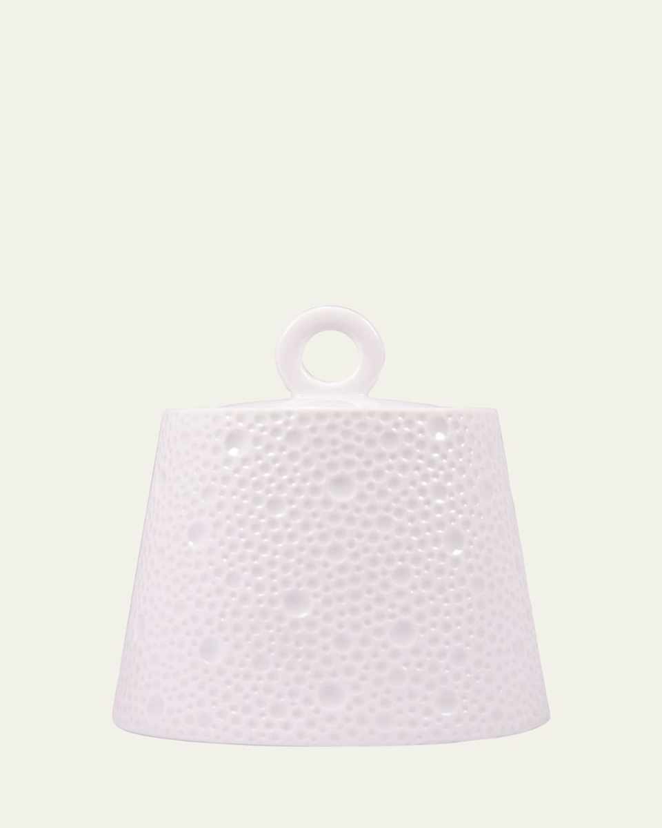 Ecume White Sugar Bowl, 8.5 oz